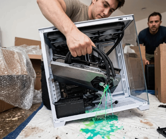 水冷管被算作把手：万元旗舰RTX 4090就地报废！
