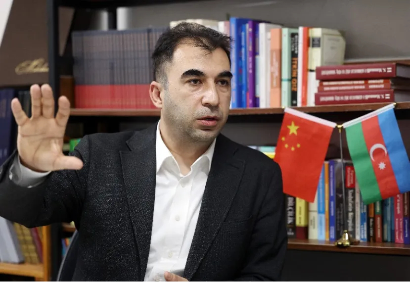 阿利耶夫。中新社记者 李国庆 摄