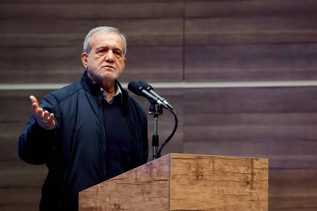 1月6日，伊朗总统佩泽希齐扬。图/视觉中国