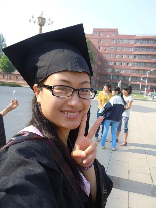 黄文秀大学时期的照片。（长治学院供图）