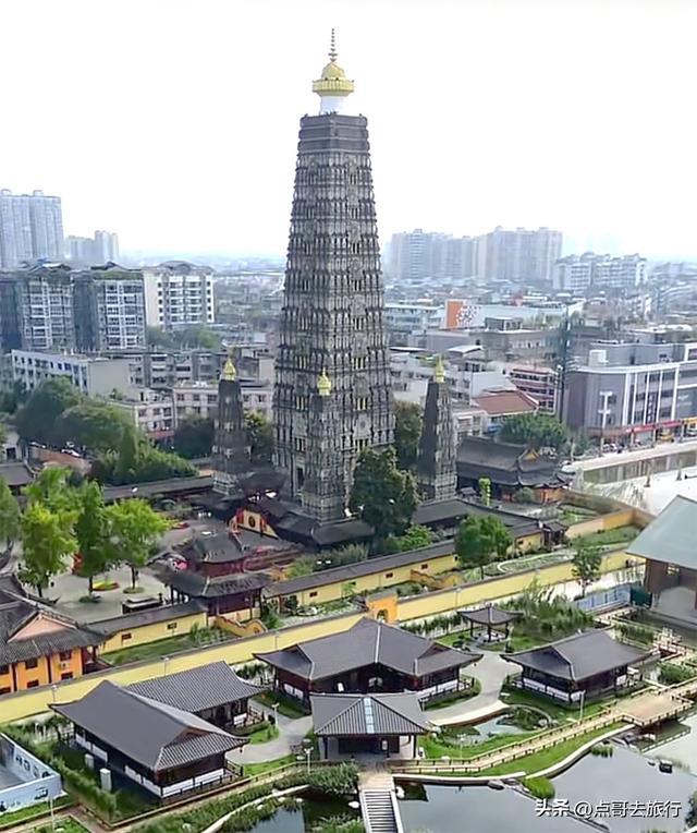 龙兴寺舍利塔全景