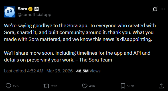 OpenAI视频大模型Sora突然关停 专家:收入与成本严重倒挂