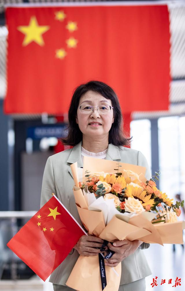 武汉市十一初级中学语文教师万咏英。 记者陈亮 摄