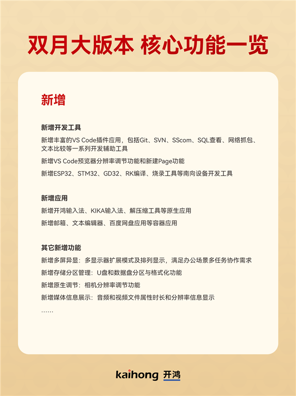 新年首个大版本来了！深开鸿KaihongOS桌面版5.0.1.41升级发布