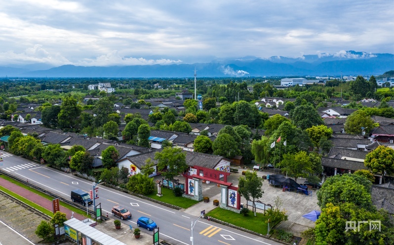 绵竹市年画村（央广网发 绵竹市委宣传部供图）