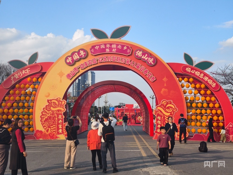 陈村迎春花市(央广网记者 郑少纯 摄)