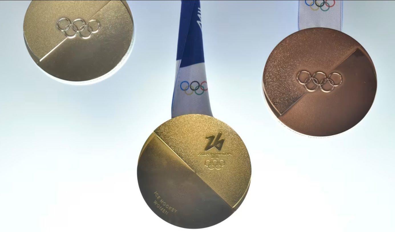 ▲米兰冬奥会奖牌 (资料图片)