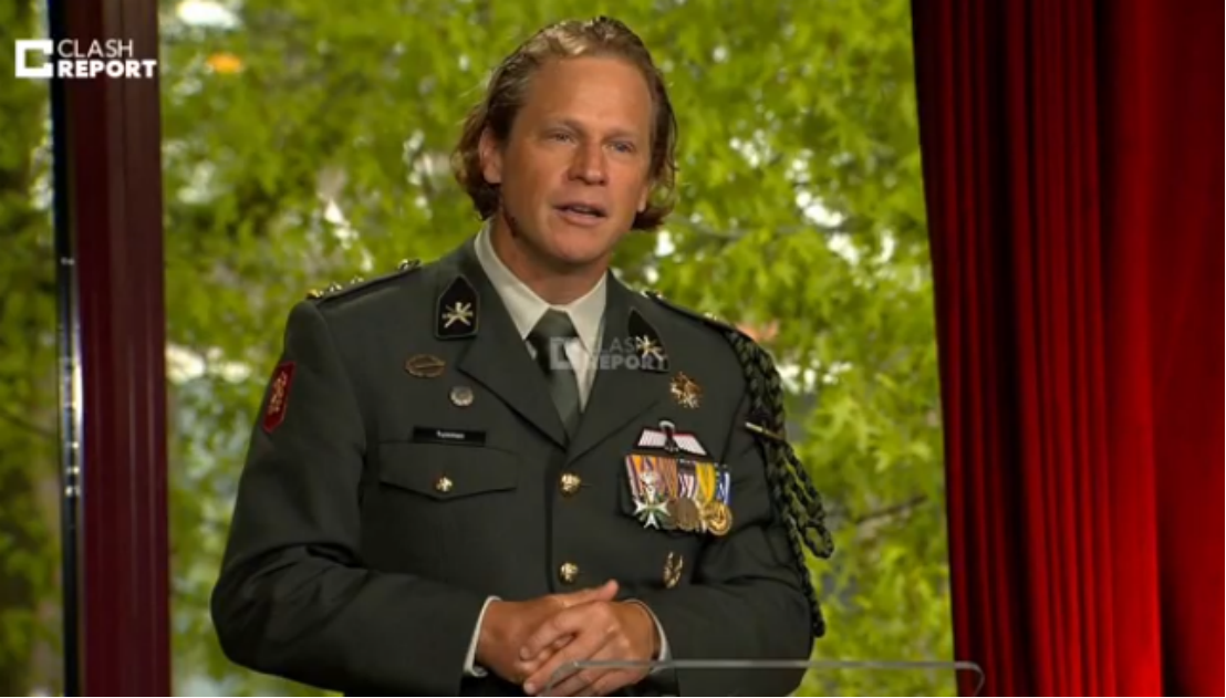 荷兰国防部国务秘书图因曼,图源:视频截图