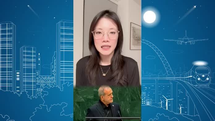 联大会场伊朗火力全开，美以代表坐不住走了，特朗普等选举后再炸