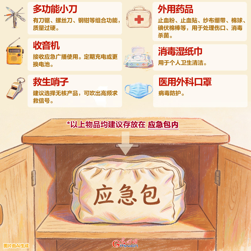 全国防灾减灾日丨快来检查一下你家的应急物资配齐没？