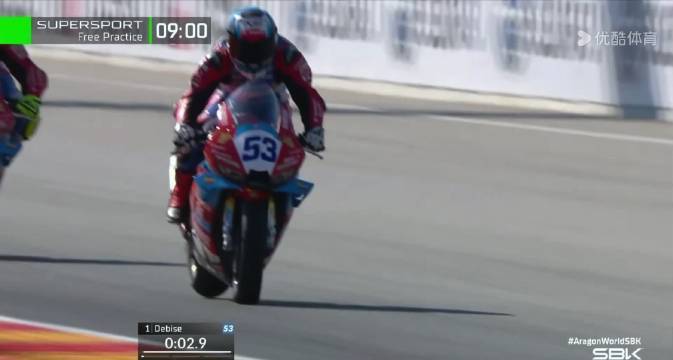 张雪机车德比斯WSBK阿拉贡站练习赛获第八