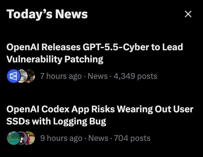 尴尬了,OpenAI刚派GPT-5.5-Cyber修补地球,Codex却爆出致命bug