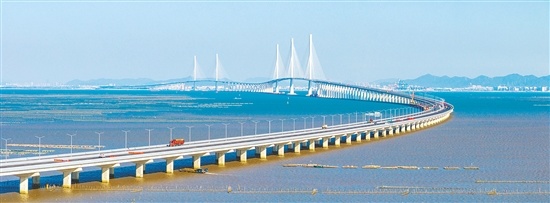 黄茅海跨海通道。