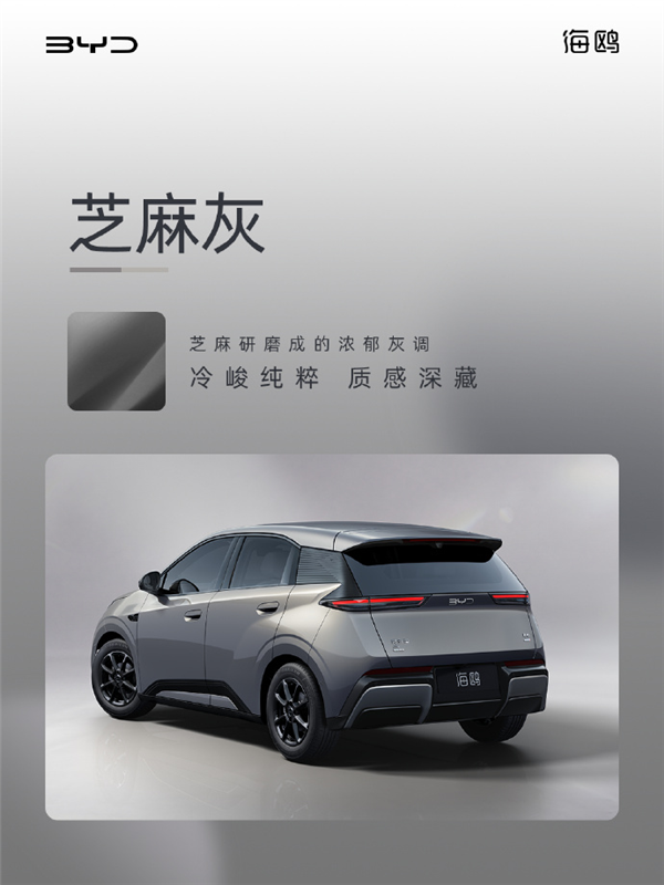 A0级纯电卷王换代！比亚迪二代海鸥10月20日上市：激光雷达、后驱全上车