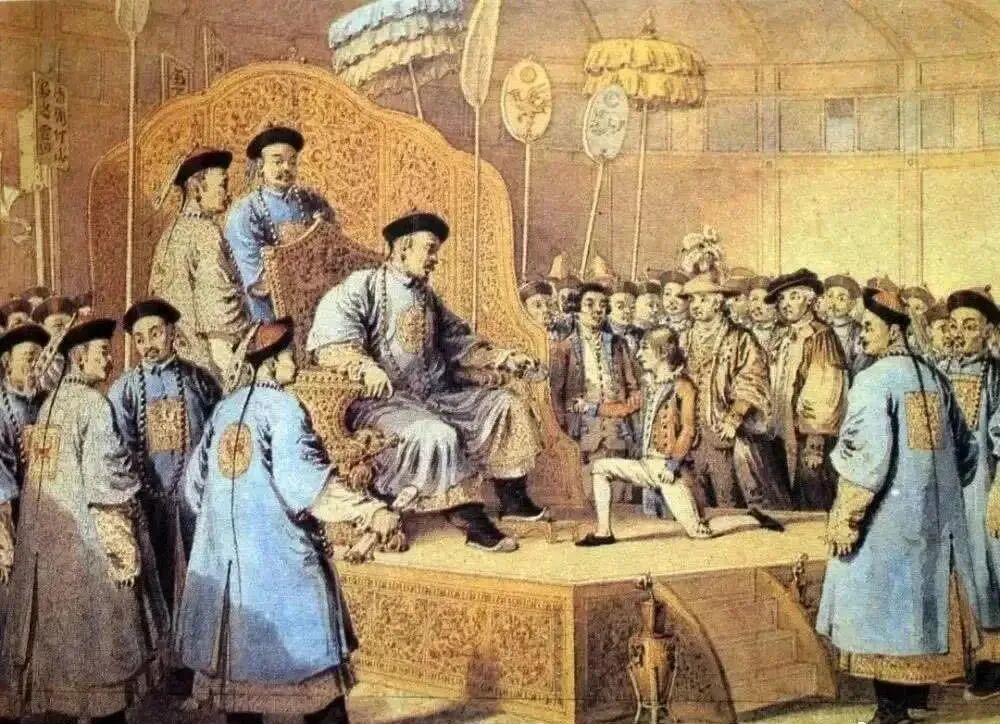 1793年马戛尔尼率英国使节团访华，为何认为大清朝“半野蛮”？_网