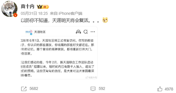 打赢了复活赛的天涯 还能火几天?