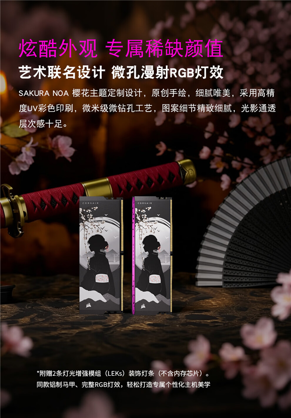 5499元买两根内存条！海盗船SHUGO艺术联名开卖：RGB灯从艺术画里透出来
