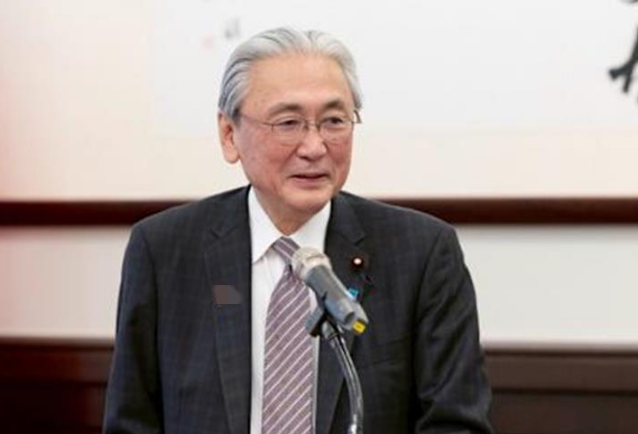 3月30日，中方布告对日本国会众议员古屋圭司接管反制表率。（图片取自台媒）