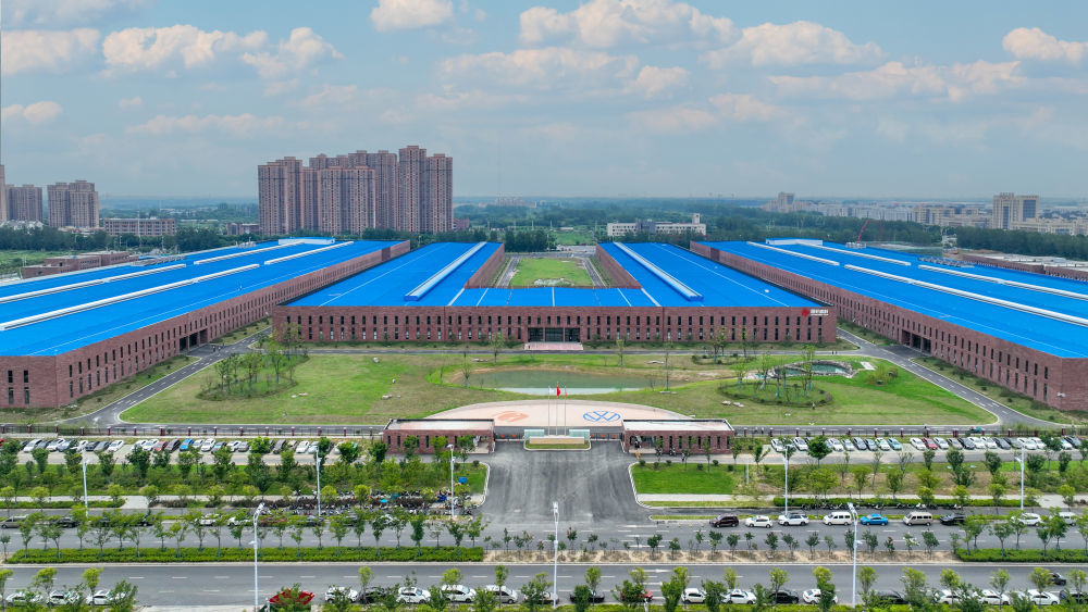 图为国轩高科位于安徽合肥新站高新区的标准电芯工厂。（受访者供图）