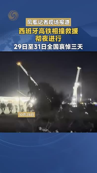 西班牙高铁相撞救援彻夜进行，29日至31日全国哀悼三天
