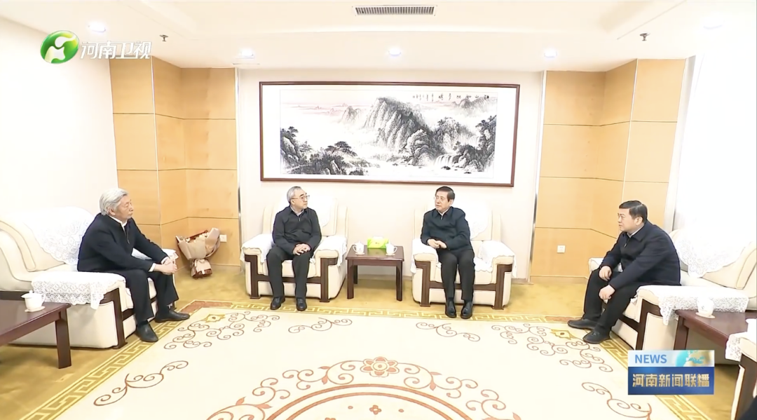 河南省长看望慰问“花生院士”和“小麦院士”