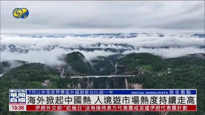 海外掀起中国热 入境游市场热度持续走高