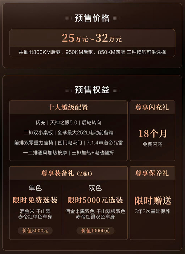 25万起 比亚迪旗舰SUV大唐预售:兆瓦闪充、二代刀片上车!