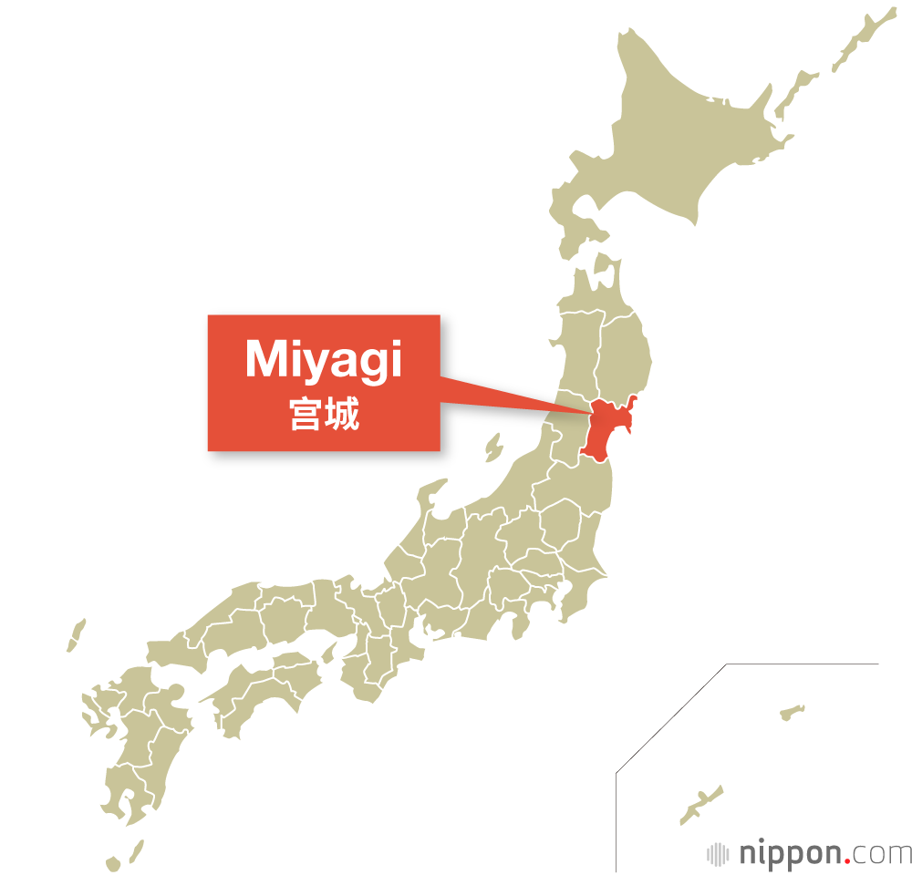 日本宫城县地理位置 图源：nippon