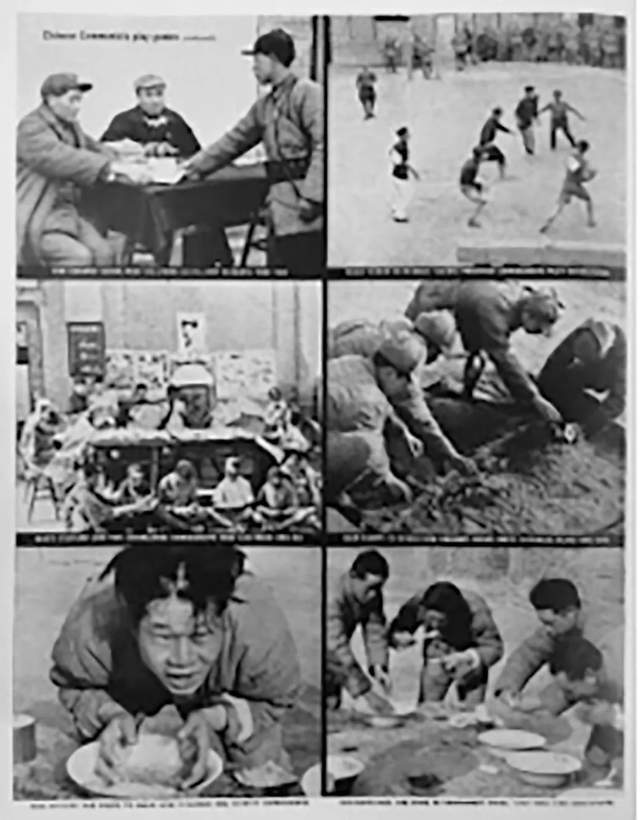◆1937年10月11日《生活》杂志刊登的一组展现八路军休闲和生活场景的照片。