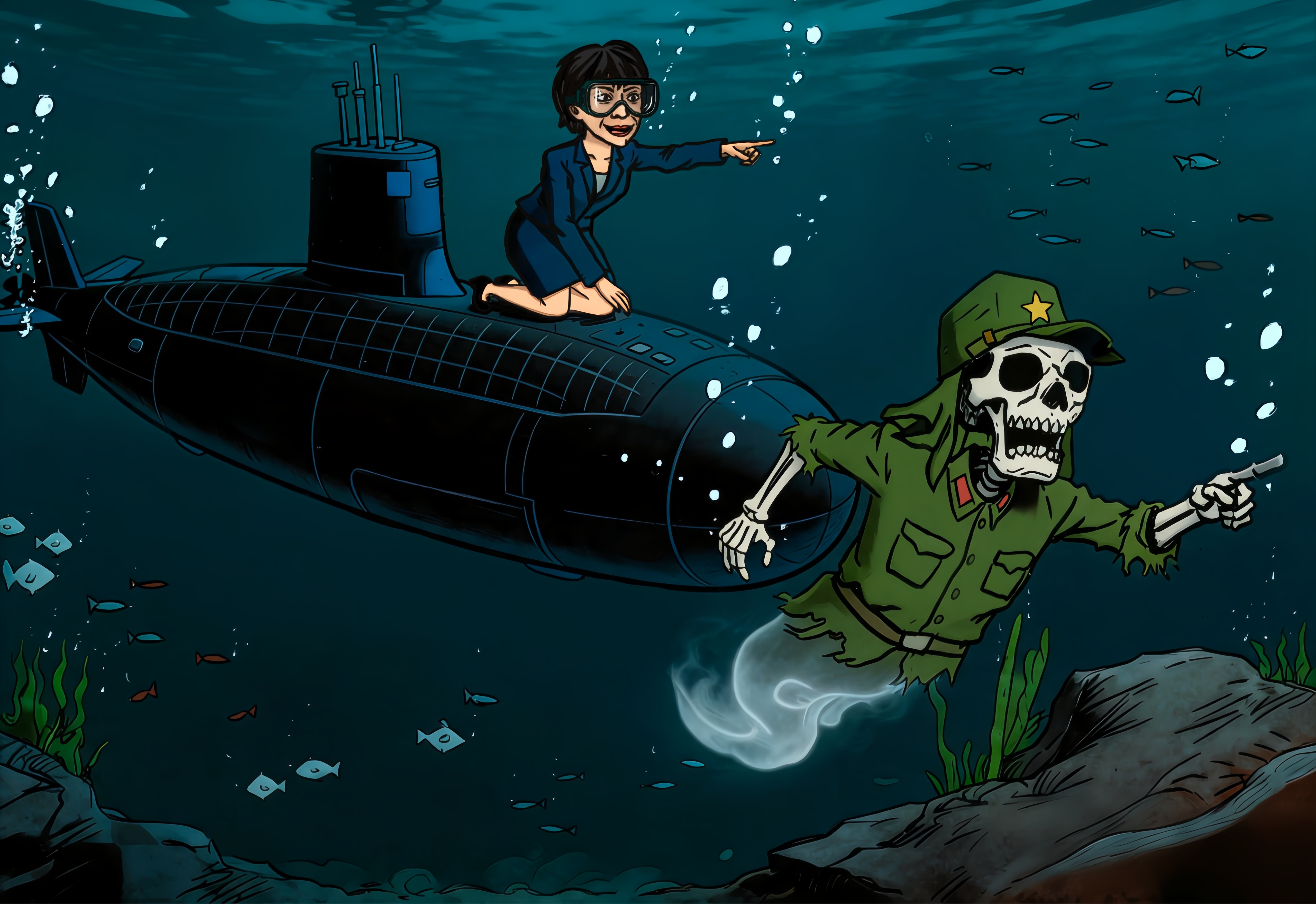 漫画作者:喻祯杰(人民网版权图片,未经授权请勿转载。)