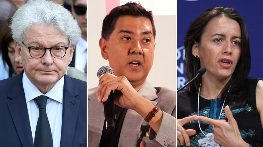 当地时间12月23日,美国政府以“言论审查或不公平监管美国科技公司”为由,宣布对五名欧盟前官员实施签证禁令,引发欧盟强烈谴责 图自:美联社