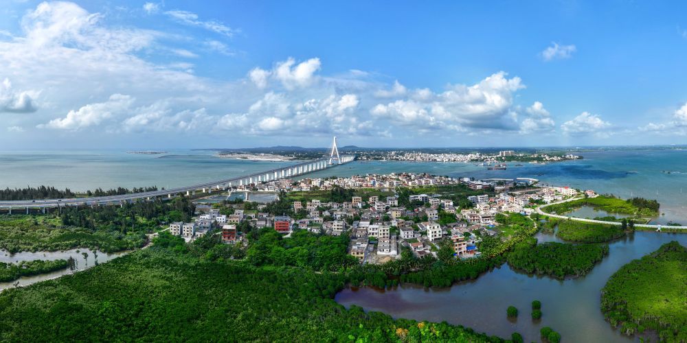 图为海口市好意思兰区演丰镇北港村。新华社发