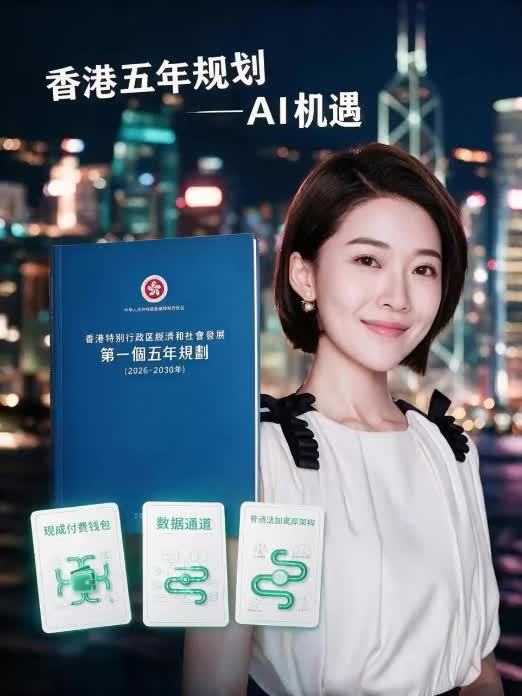香港不做旧金山，要做全球 AI 制度接口 香港史上第一份五年规划出炉，AI 站上 C 位：100 亿创科引导基金撬动 400 亿社会资金，10 亿 AI 研发院、30 亿算力补贴、3000 PFLOP