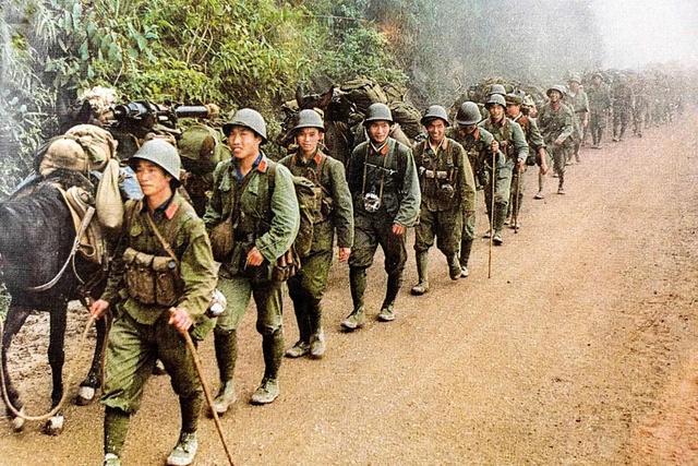 对越自保反击战中的中国边防队伍