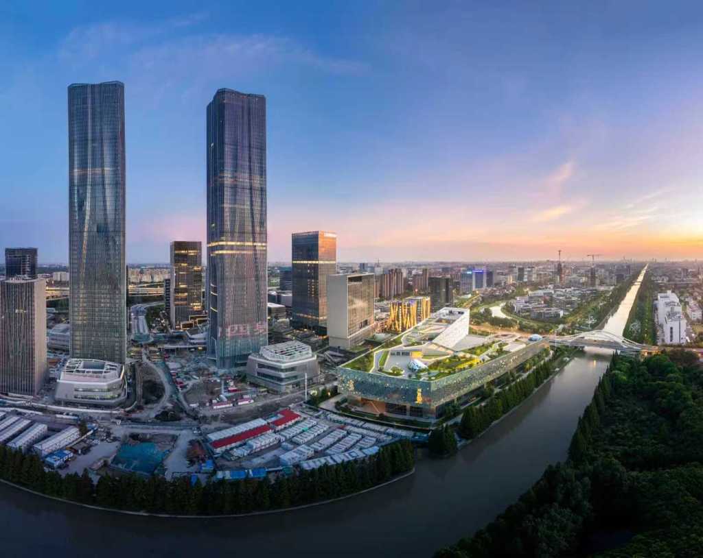 张江科学城,张江科学之门。本文图片均为 受访者 供图