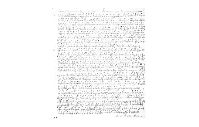 拿破仑&middot;波拿巴1809年给马尔蒙将军的信件。图源：英国《每日电讯报》报道配图