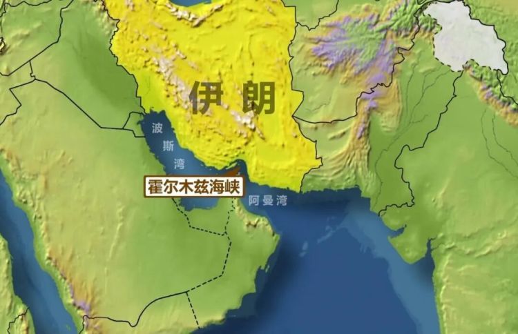 霍尔木兹海峡场所位置