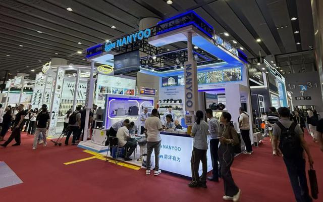 广交会南洋电机展位。(资料图)