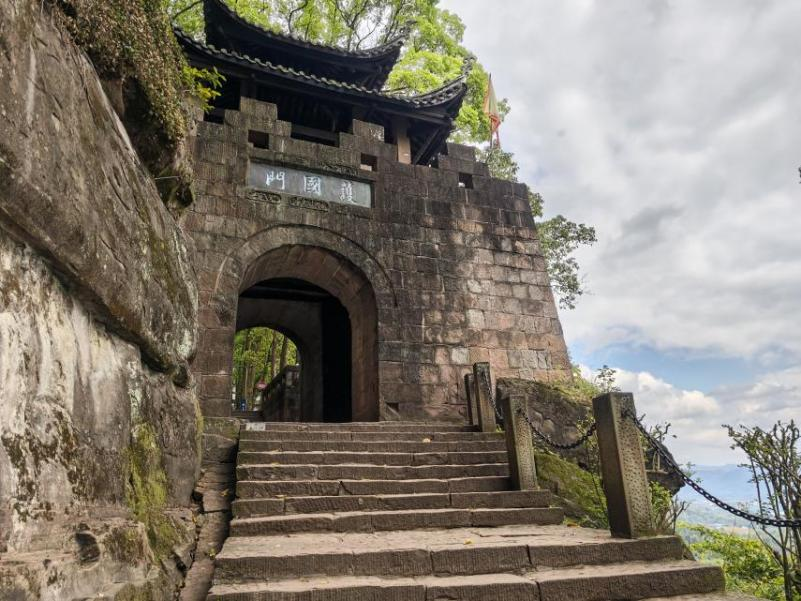 钓鱼城护国门 澎湃新闻记者 杨喆 图