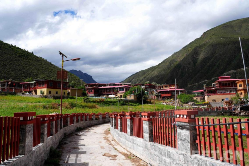 岗托村村貌