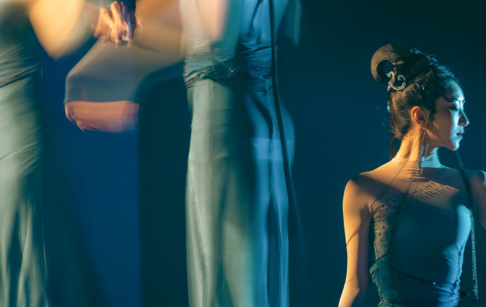 这是2026年1月1日拍摄的舞剧《永乐未央》演出剧照。