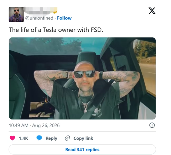 FSD开启后车主睡觉办公打玩游戏！特斯拉被指宣传过激