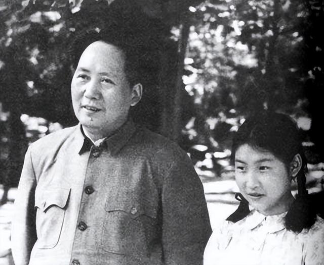 毛主席、娇娇（李敏）