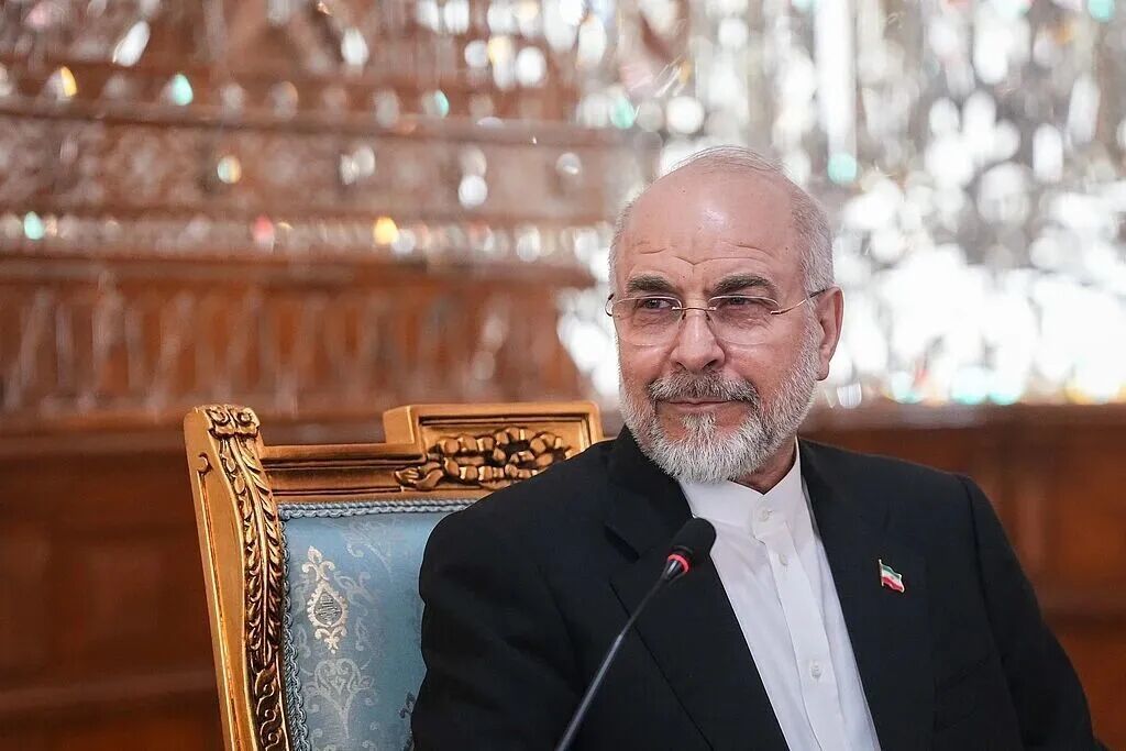 ▲伊朗议长卡利巴夫