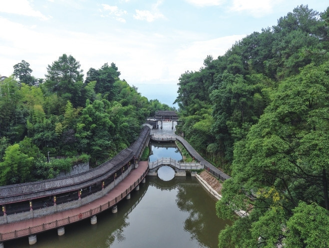 金盆湖酒店一隅。渝西都市报记者 陈安鑫 摄