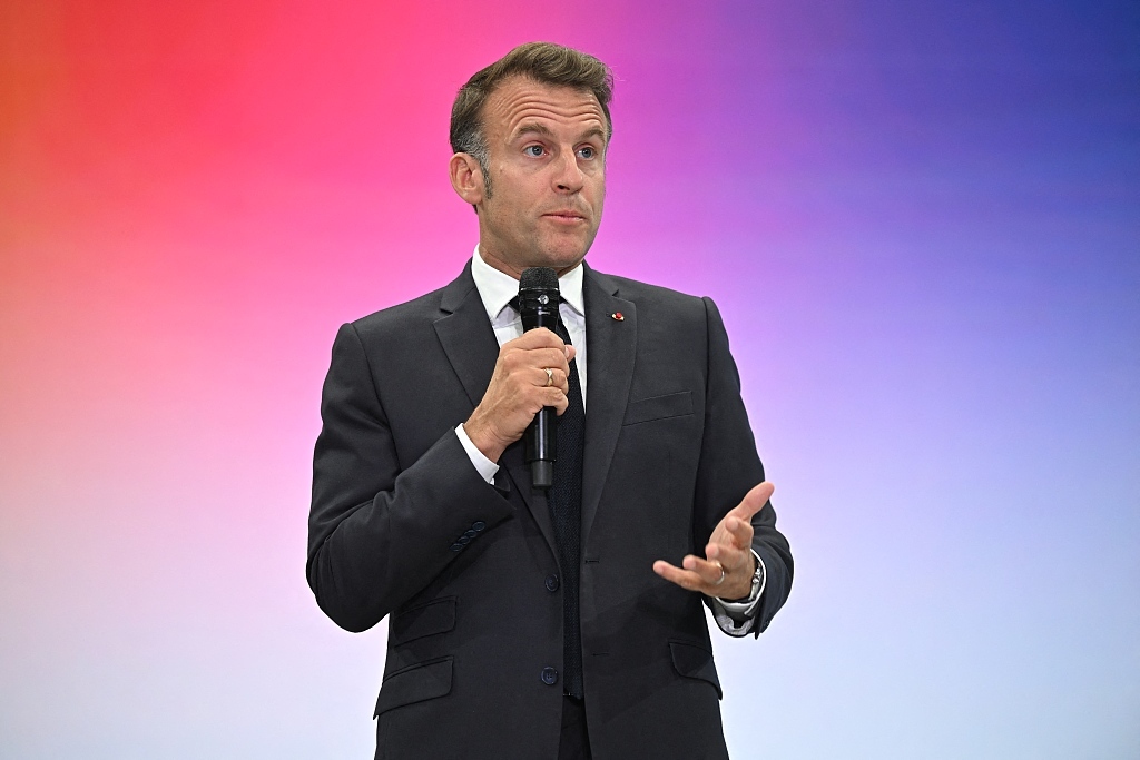 法国总统马克龙（视觉中国）