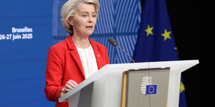 欧盟委员会主席冯德莱恩 欧洲理事会