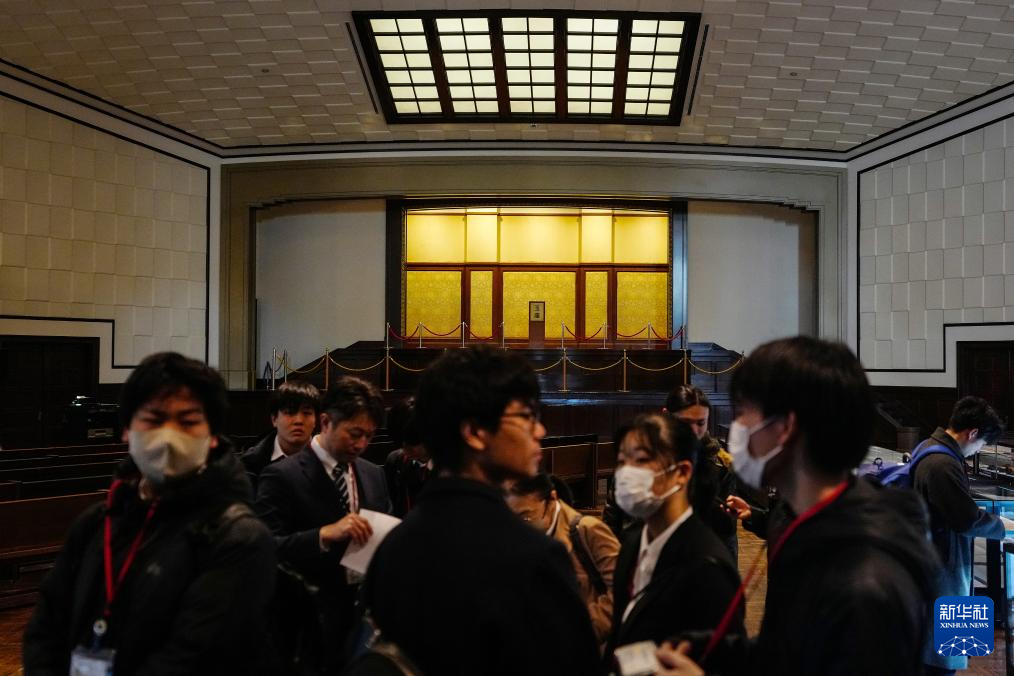 这是3月5日在日本东京拍摄的市谷纪念馆内景。新华社记者 贾浩成 摄