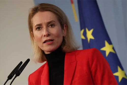 欧盟外交与安全政策高级代表卡娅·卡拉斯 路透社