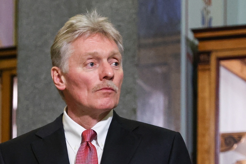 △俄罗斯总统新闻秘书佩斯科夫(资料图)